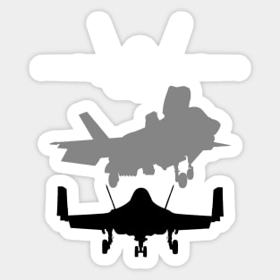 F-35 Lightning Military Aircraft A/B/C Variants Sticker
